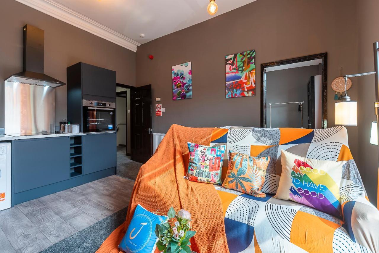 Art-Filled Bohemian 1 Bedroom Apt 2 Beds Colourful Praise Inn Apartment Kingston upon Hull Exteriér fotografie