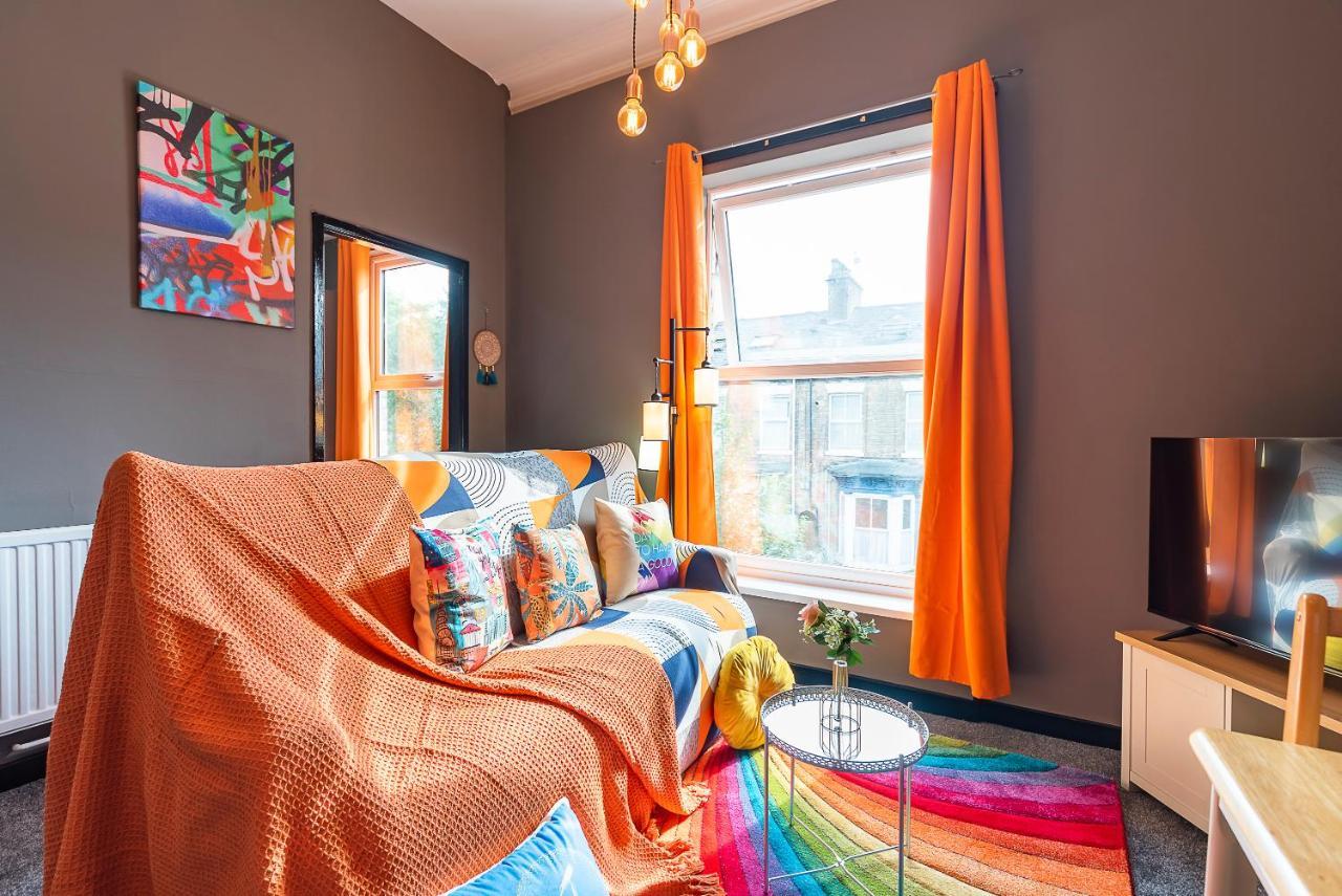 Art-Filled Bohemian 1 Bedroom Apt 2 Beds Colourful Praise Inn Apartment Kingston upon Hull Exteriér fotografie